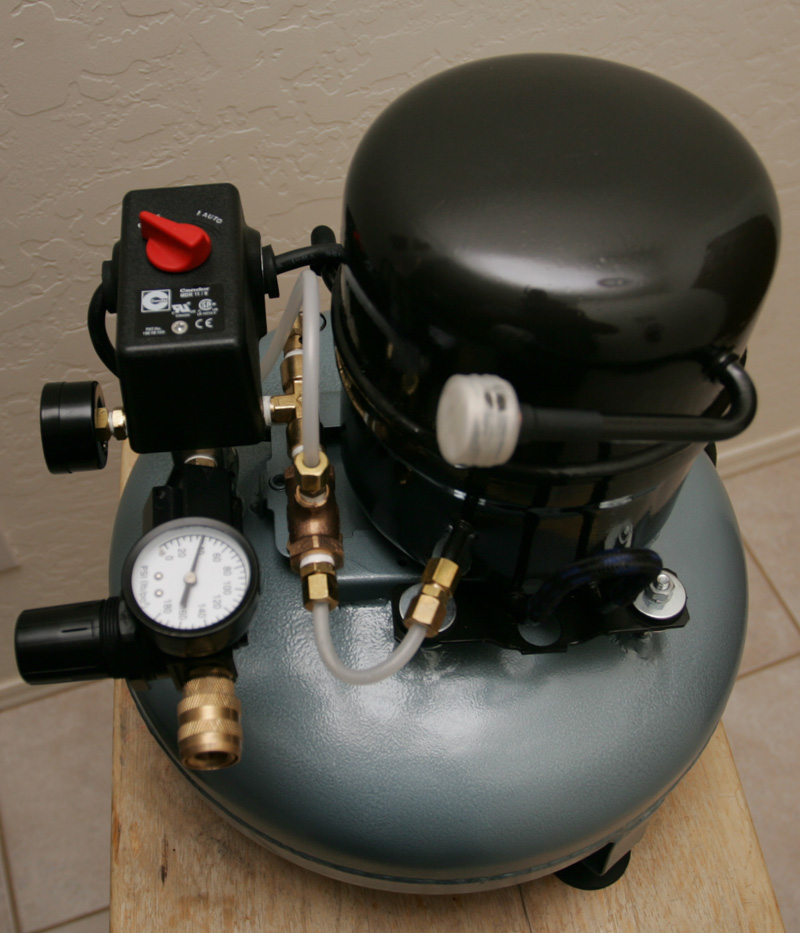 Finished Compressor Top Side View