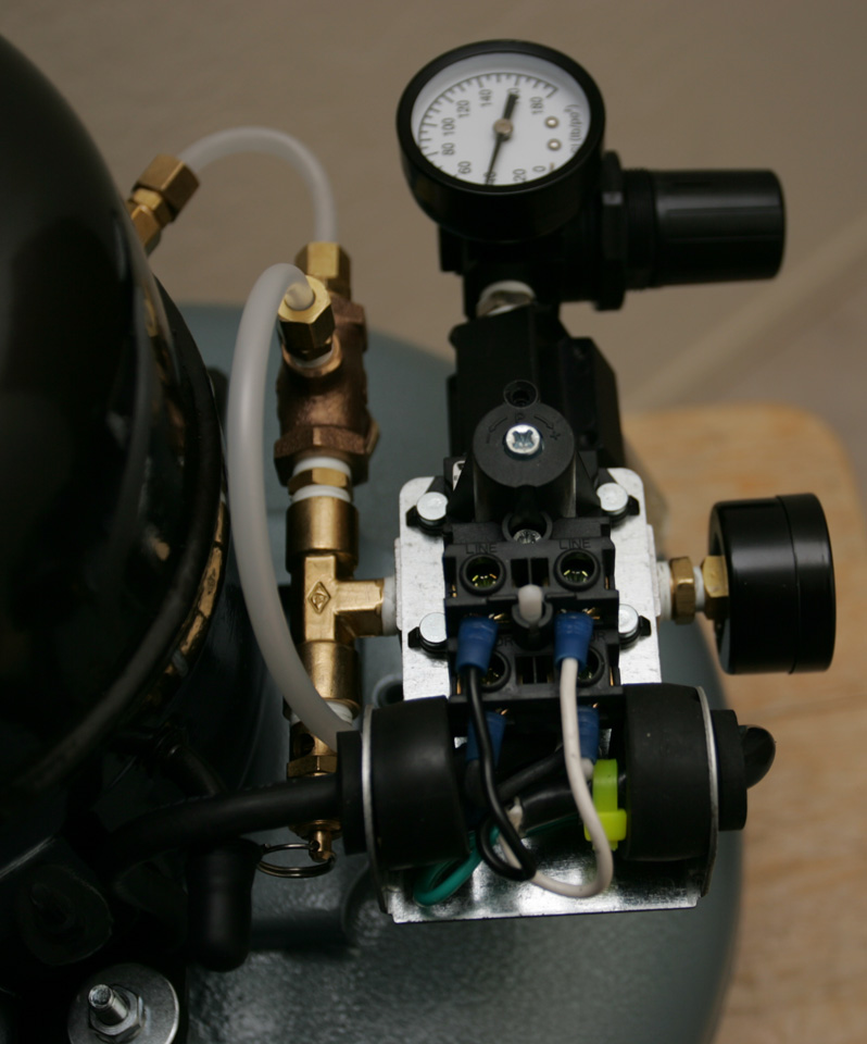 Plumbing manifold detail top